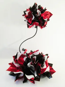 2-Tier Metallic Tissue Centerpiece Base