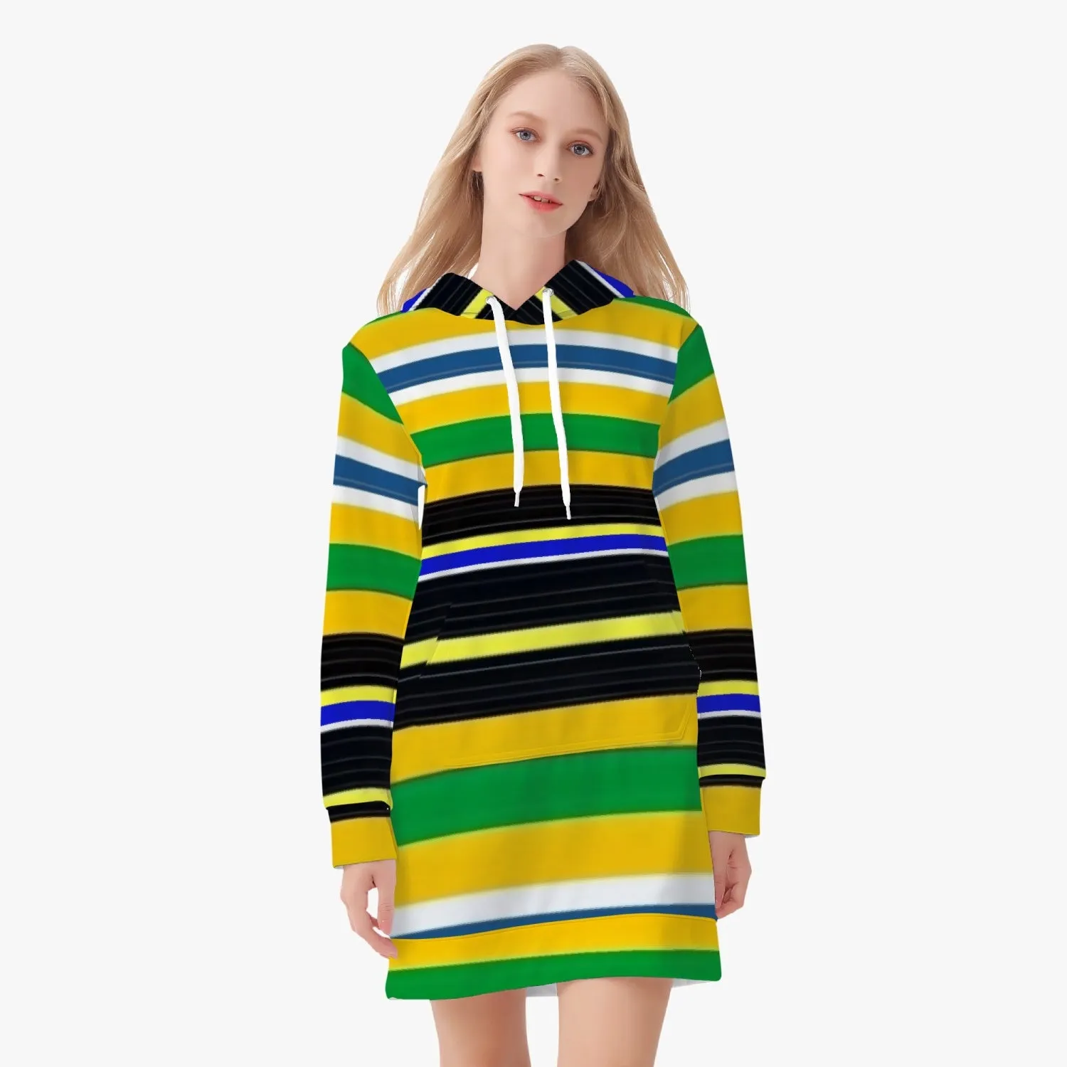 226. Oma-Igala Women's AOP Hoodie Dress