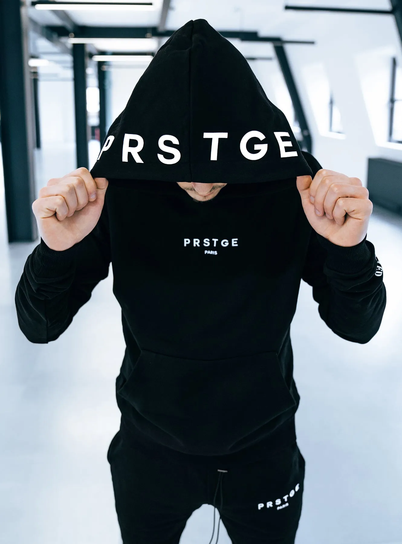 3D Hoodie in Black
