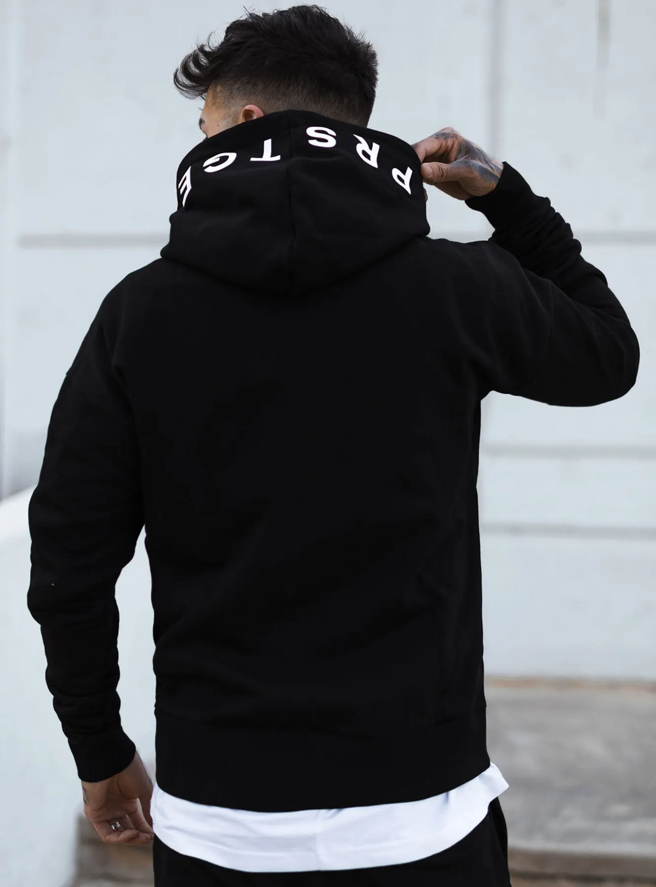 3D Hoodie in Black