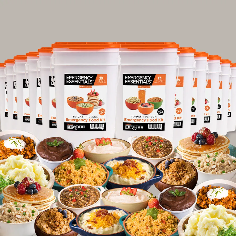 6-Month Emergency Food Kit Plus FREE Ultimate Go-Bag Bundle