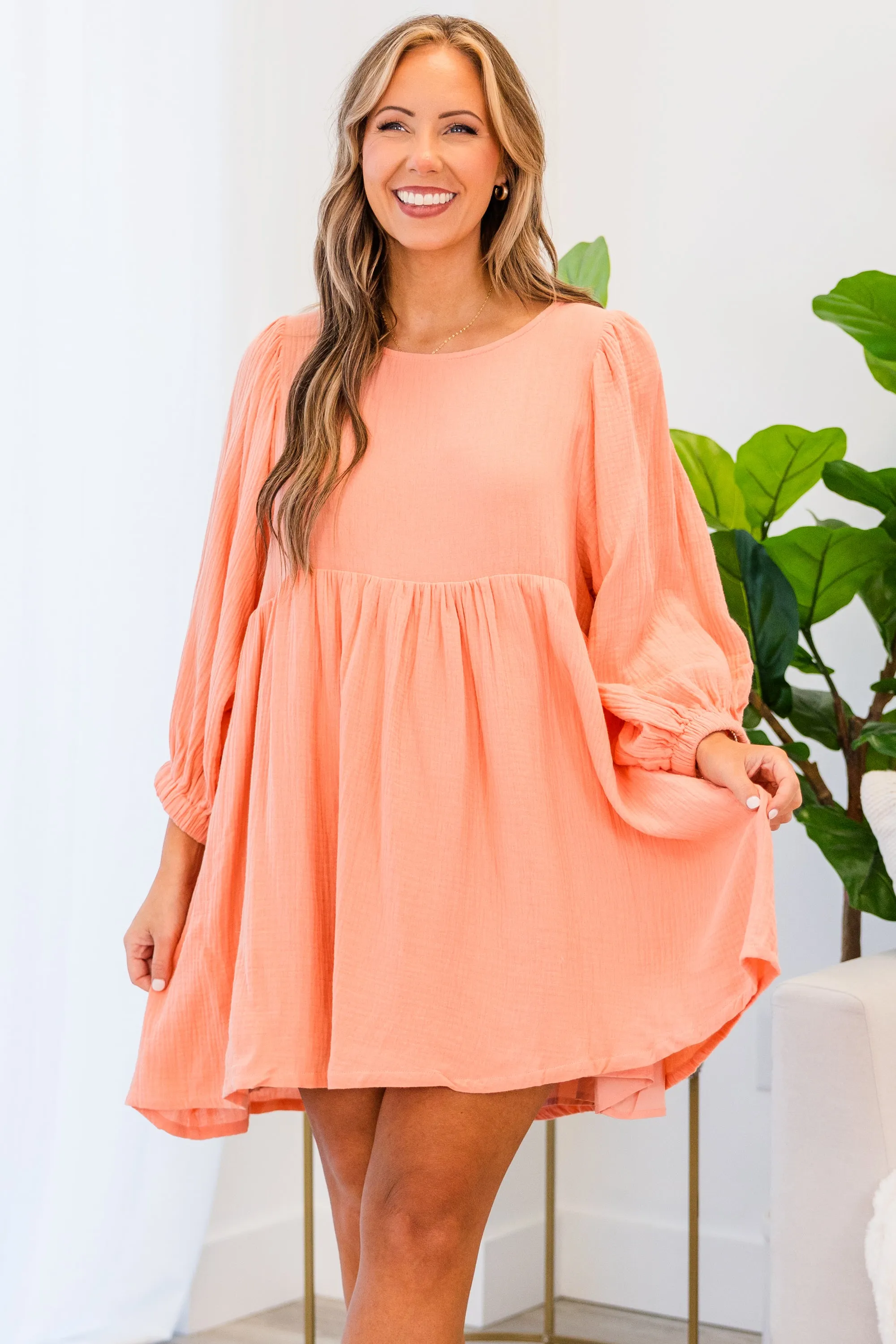 A Little Getaway Dress, Coral
