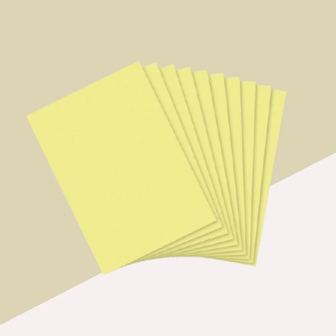 A4 Multipurpose Pastel Paper - Yellow ( Pack of 20 )