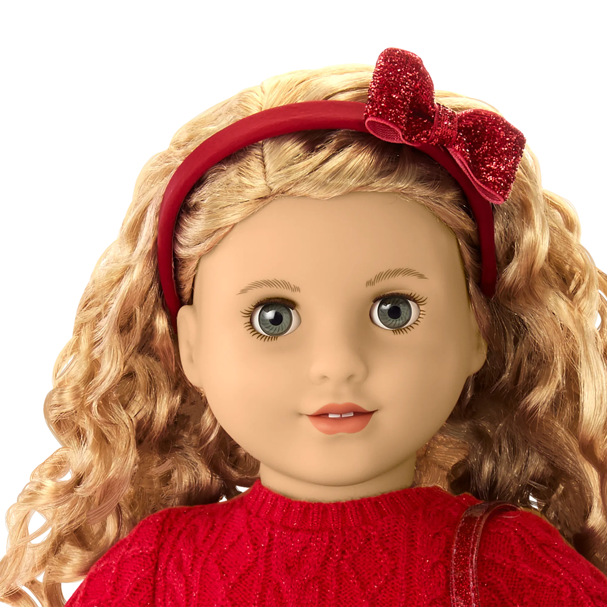 American Girl® x Something Navy Crimson Sparkle Sweater Dress for 18-inch Dolls