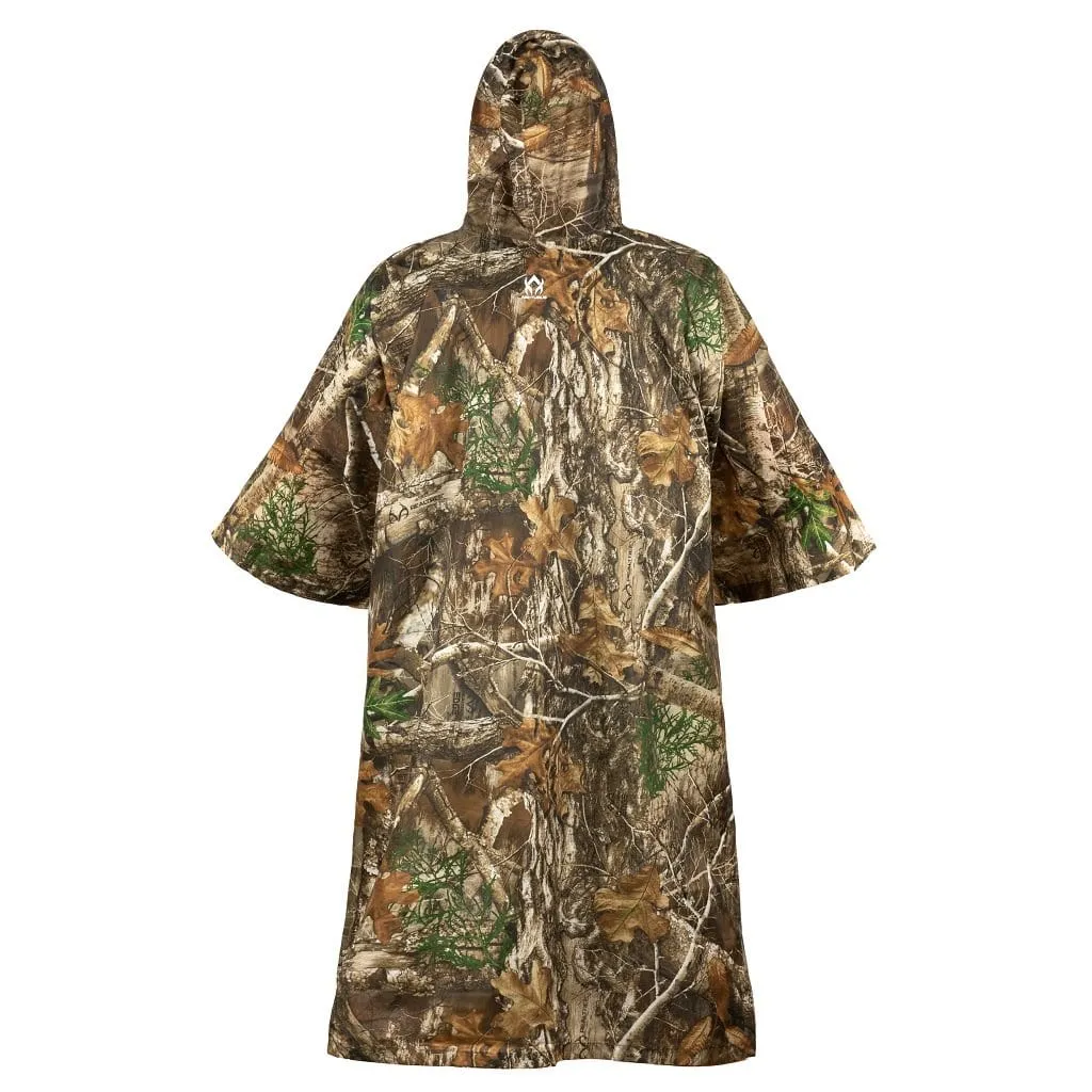 Arcturus Lightweight Waterproof Rain Poncho - Realtree Edge