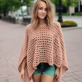 Autumn Harvest Poncho Crochet Kit