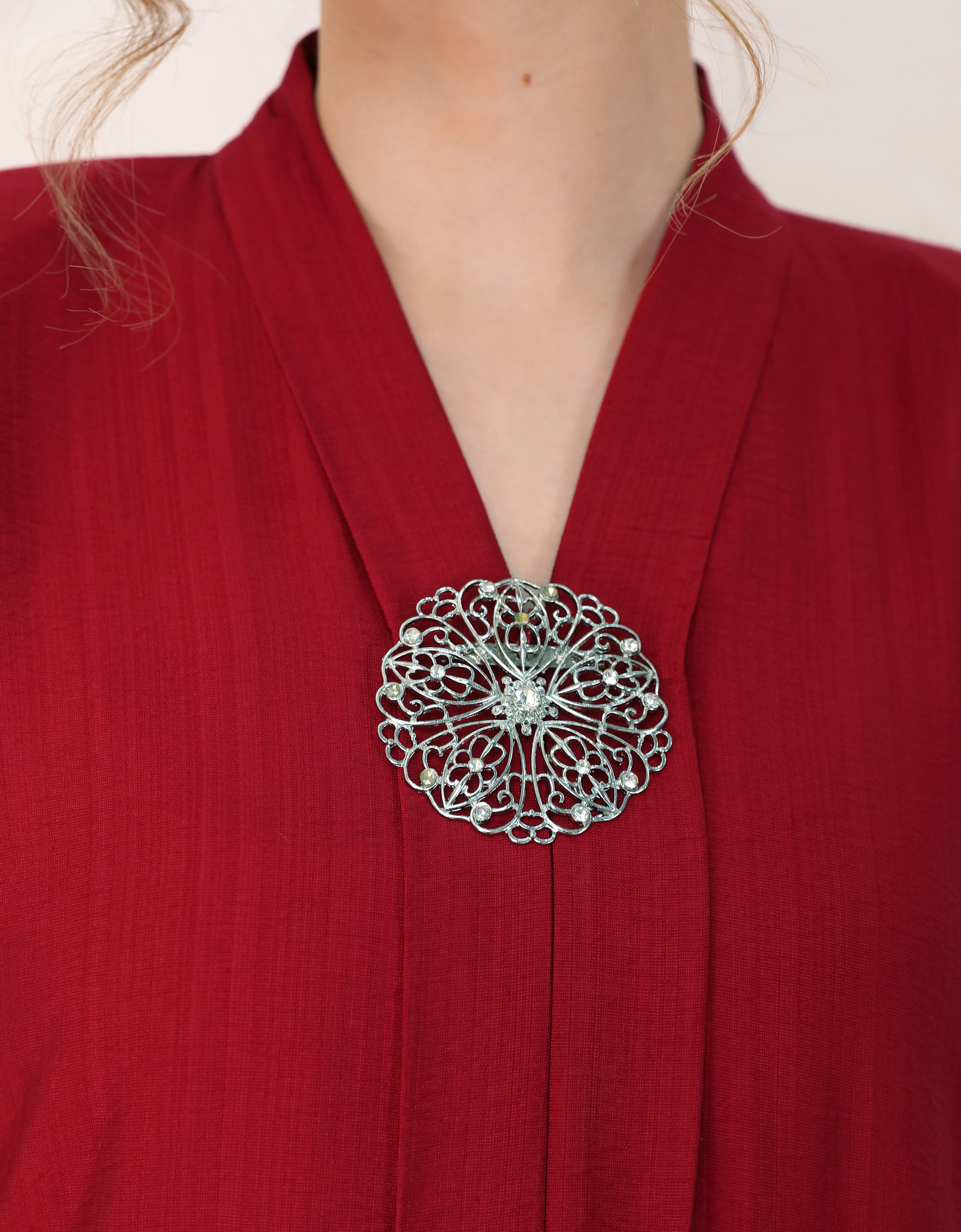 BAJU KEBAYA ADENA (CRIMSON RED)