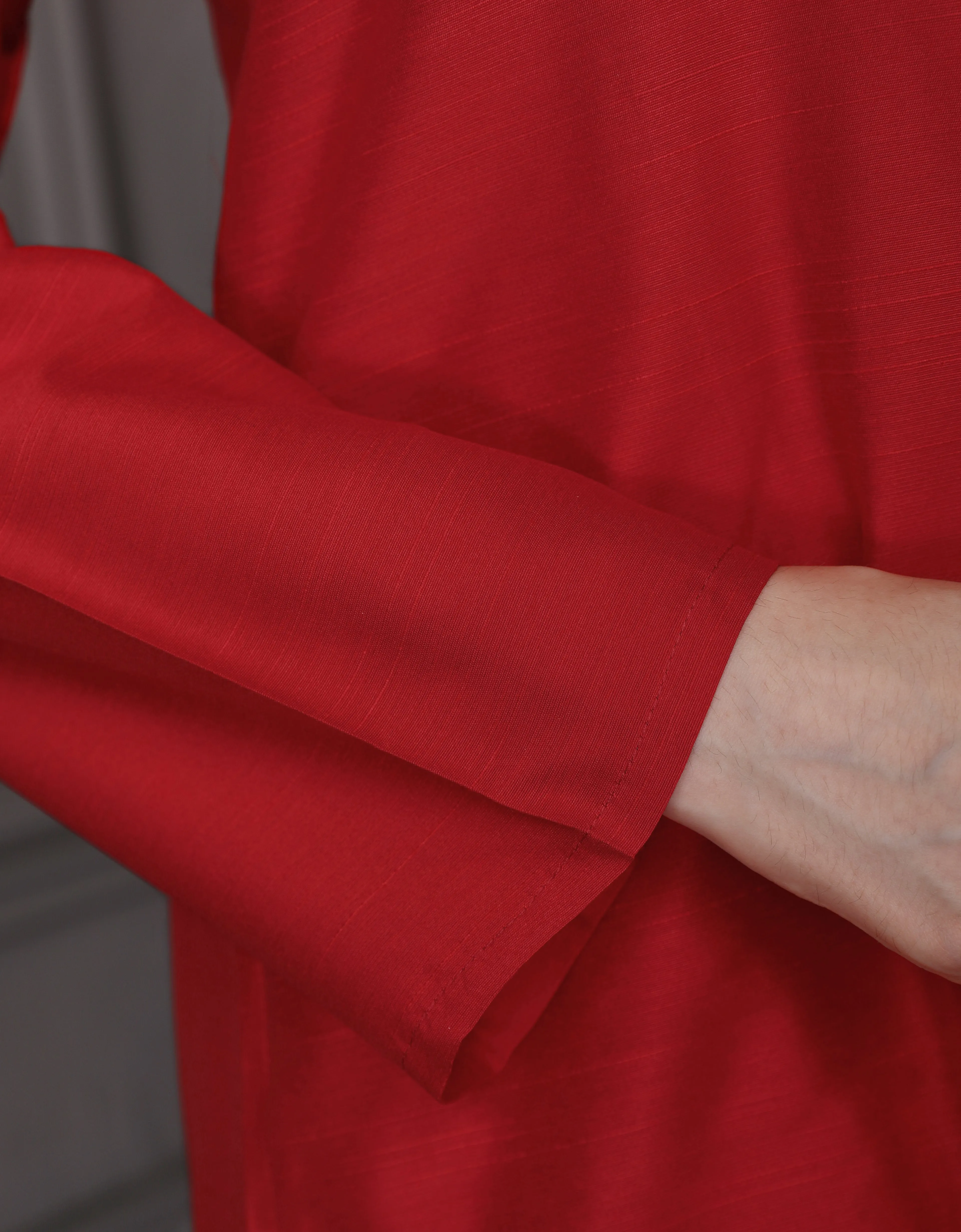 BAJU KURUNG PAHANG MODEN JENNA (CRIMSON RED)