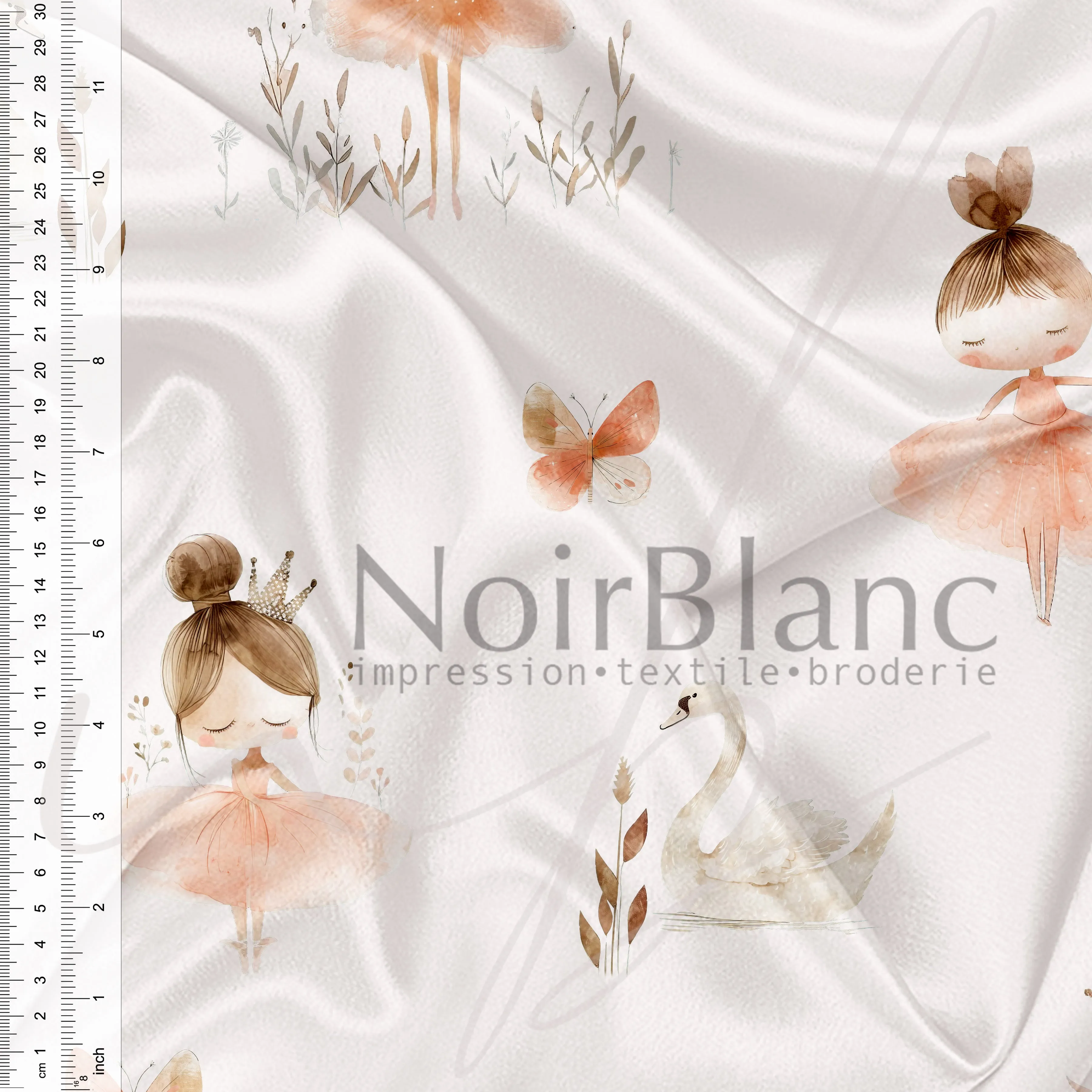 Ballerine et papillon