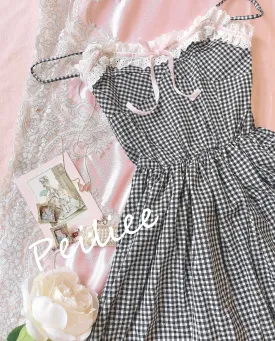 Ballet Dream Babydoll Ballerina gingham dress