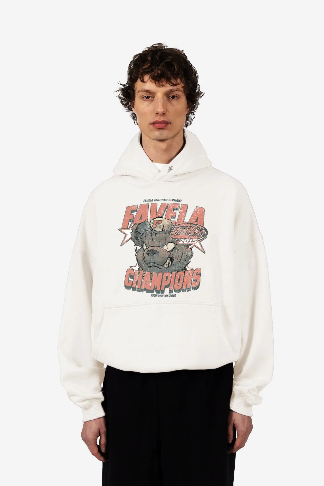 BEAR CHAMPIONS VANILLA HOODIE