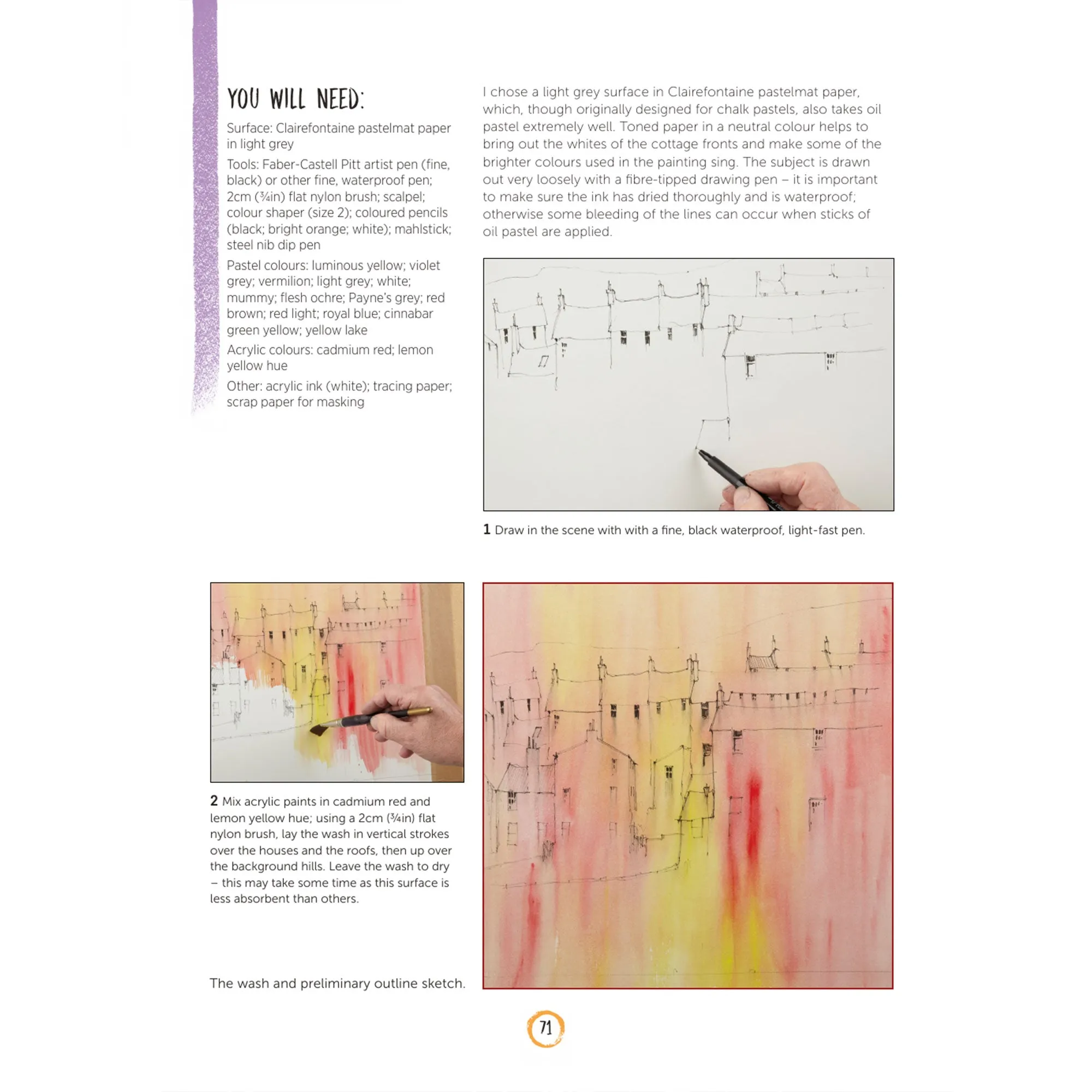 Beginner's Guide to Painting with Oil Pastels - T. Fisher