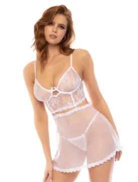 Belle Amour Convertible Babydoll Set