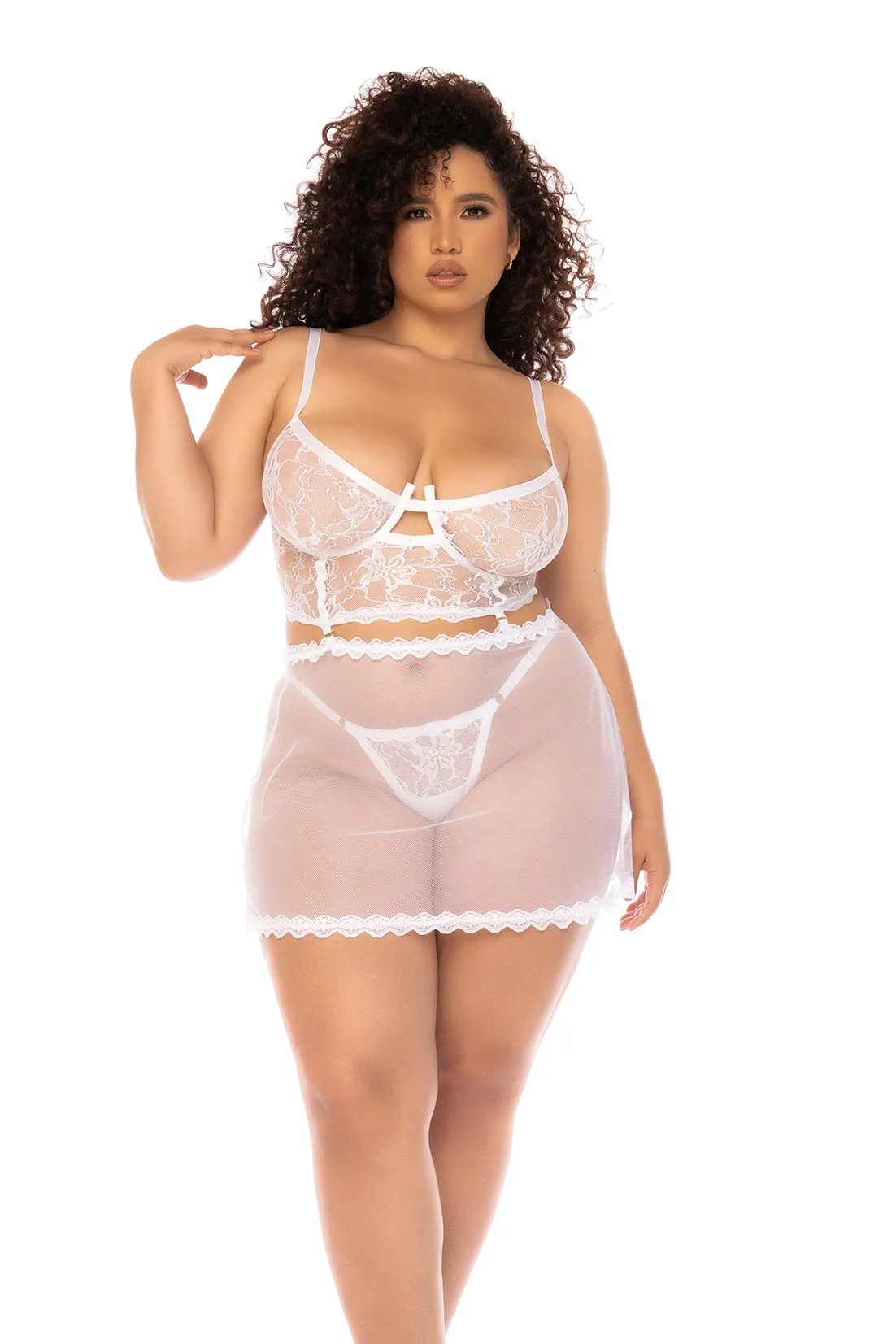 Belle Amour Convertible Babydoll Set