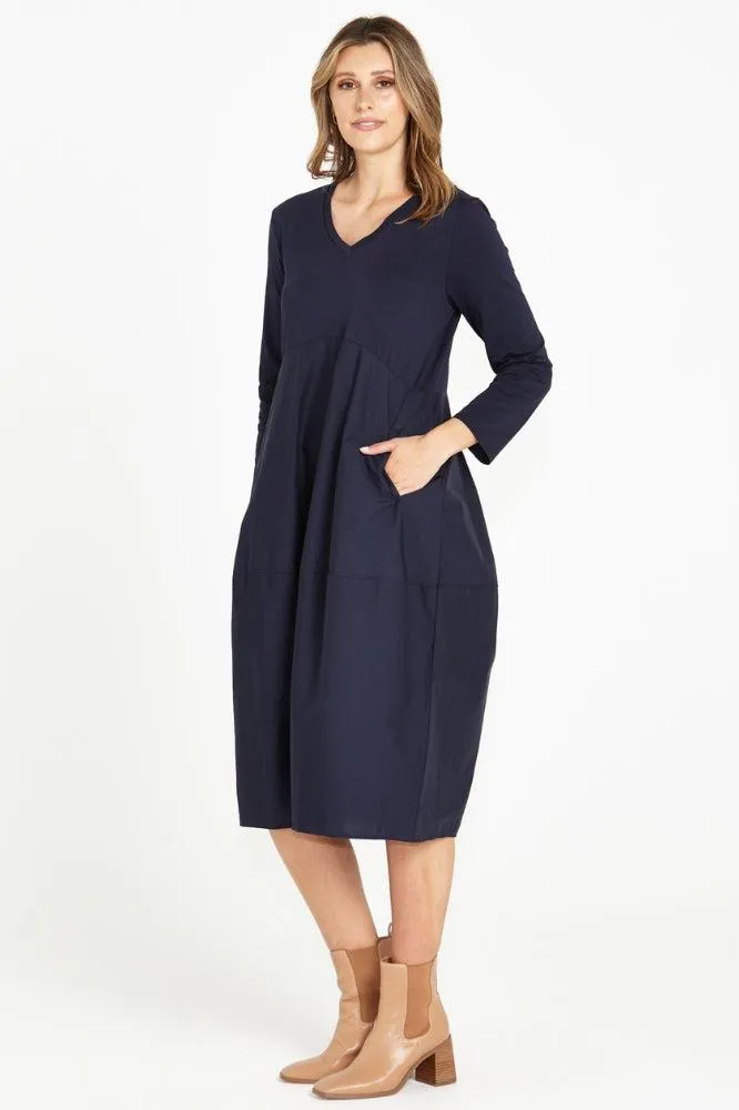 Betty Basics Tulip Dress Dark Blue