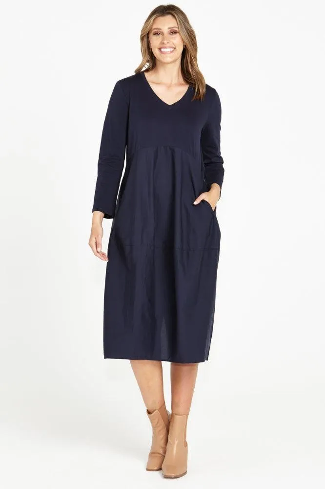 Betty Basics Tulip Dress Dark Blue
