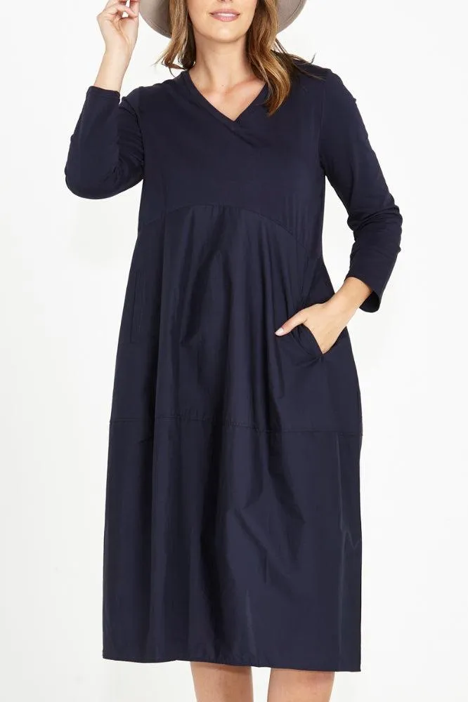 Betty Basics Tulip Dress Dark Blue