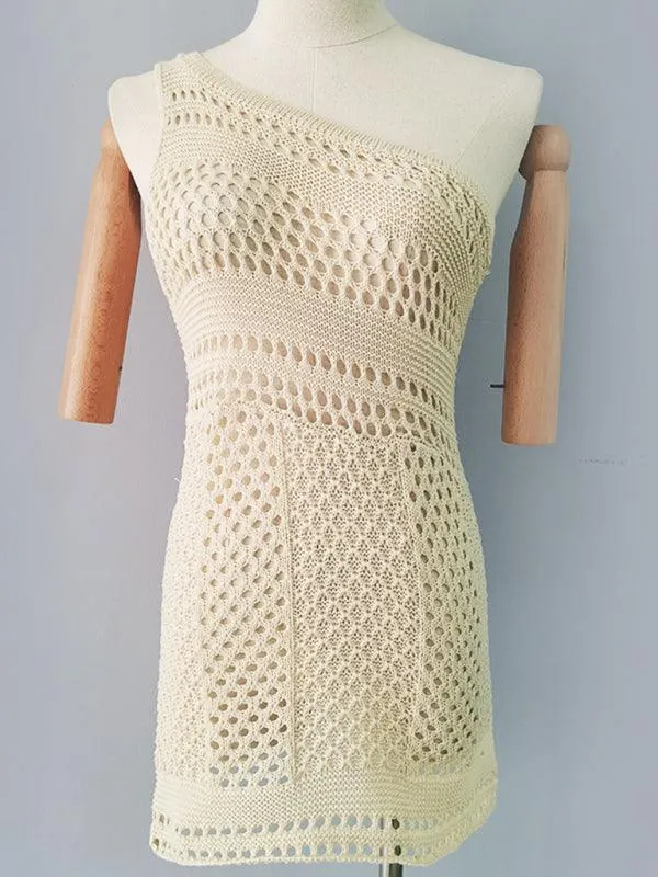 Boho Chic Sleeveless Summer Knit Dress - Ideal for Any Occasion
