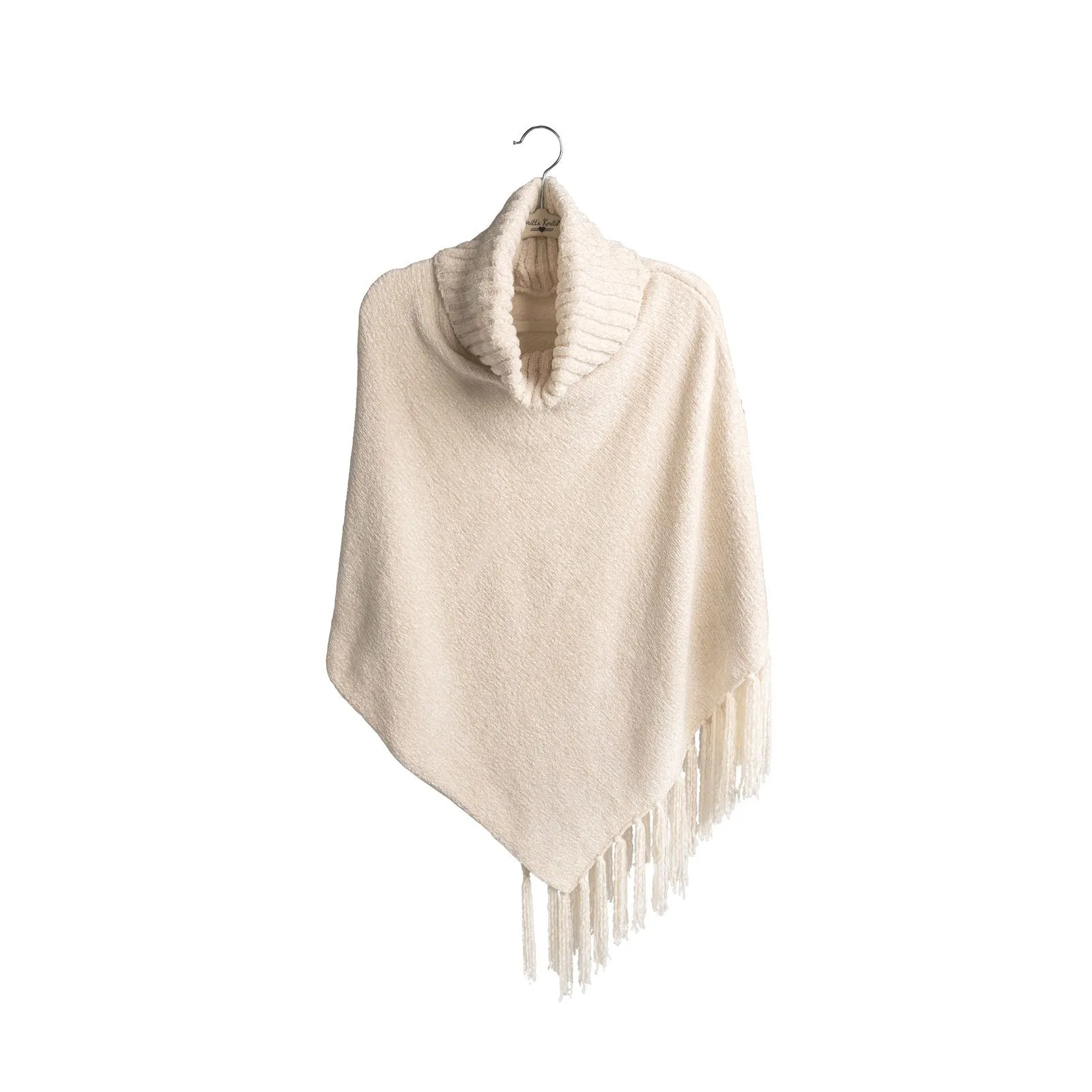 Britt’s Knits - Beyond Soft Cowl Neck Poncho- Oatmeal