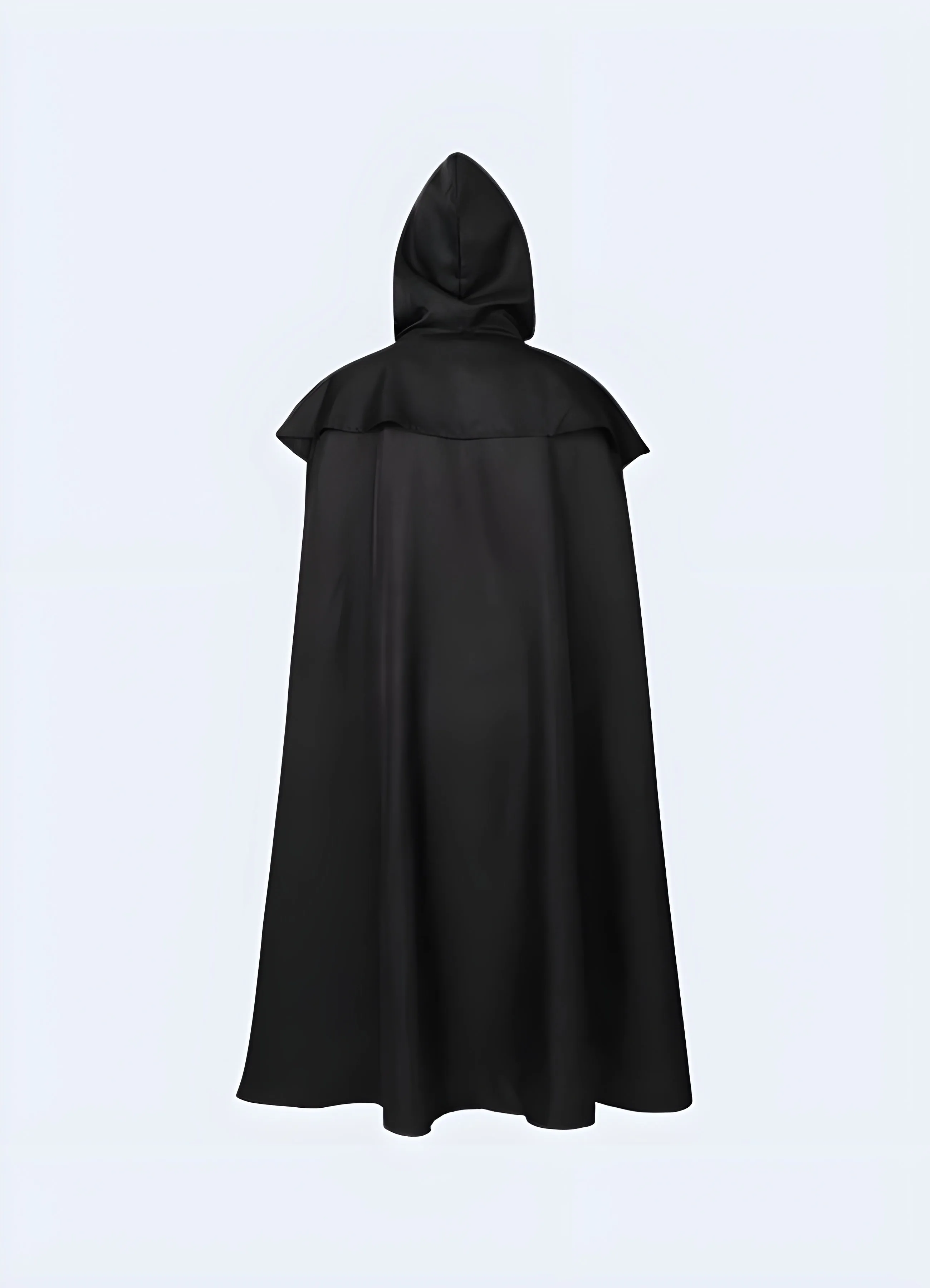 Dark Futuristic Hooded Cloak