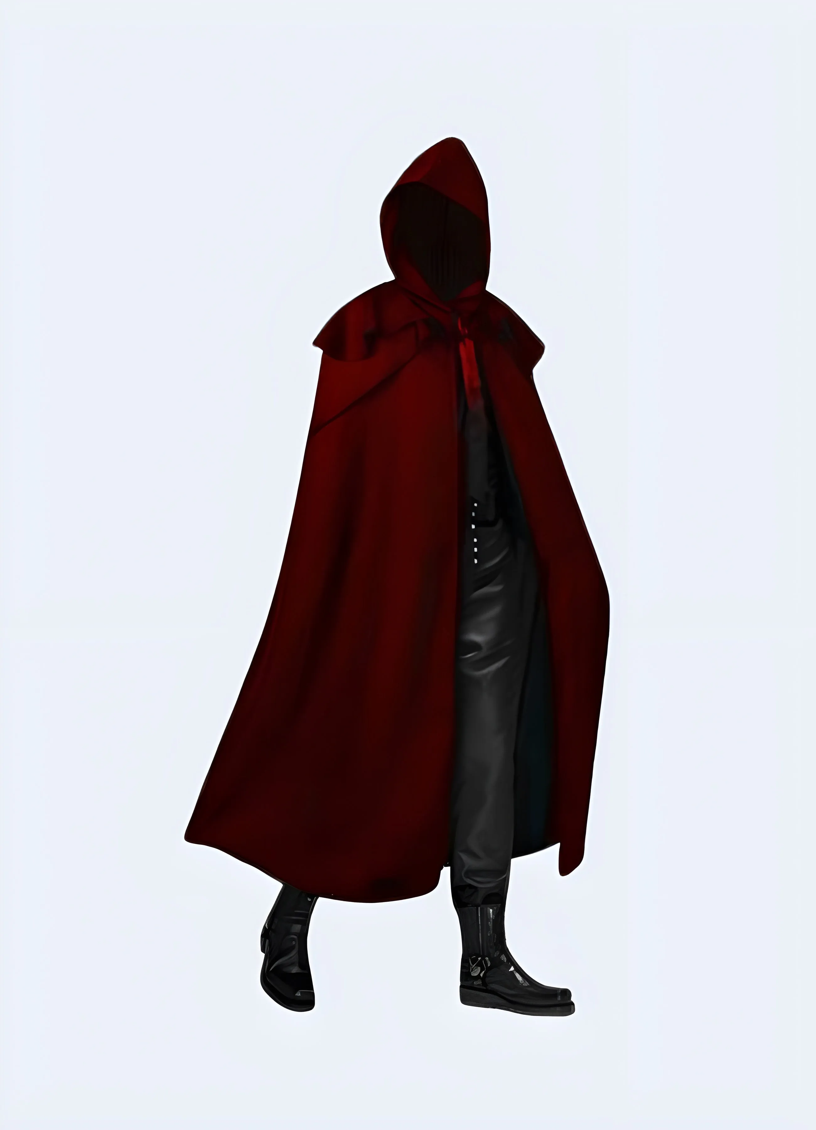 Dark Futuristic Hooded Cloak