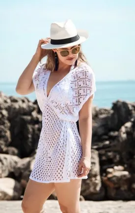 Elegant Collared Knit Wrap for Women