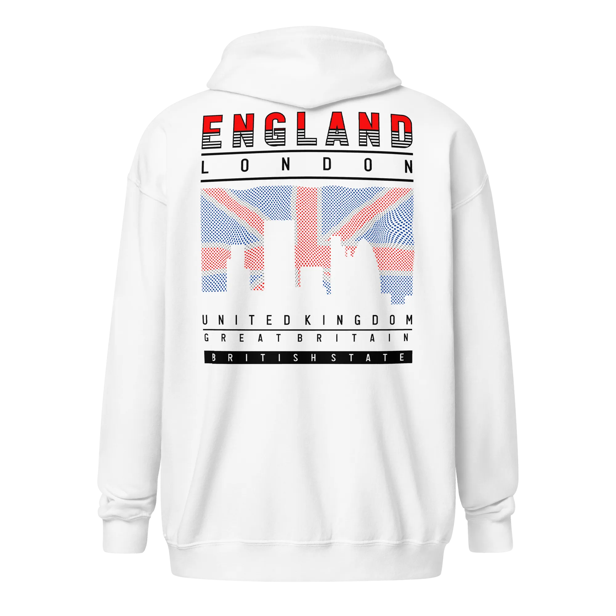 England London Unisex heavy blend zip hoodie