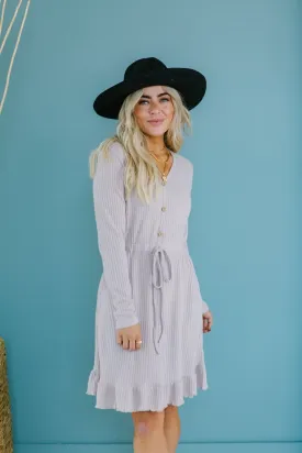 Fall Knit Button Dress