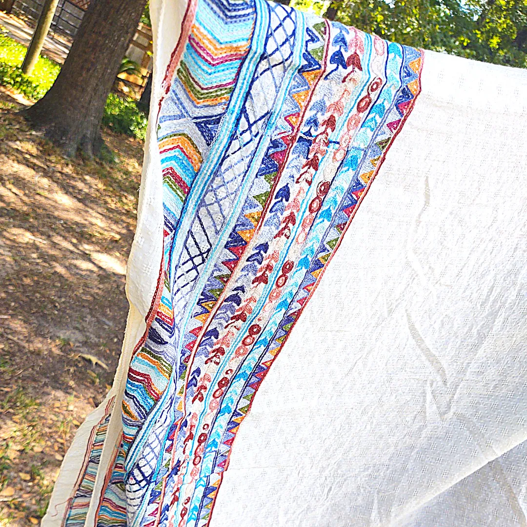 Fallon Embroidered Sleeve Poncho