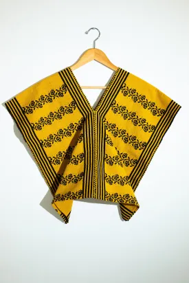 FRANCISCA V-NECK // GOLD   BLACK