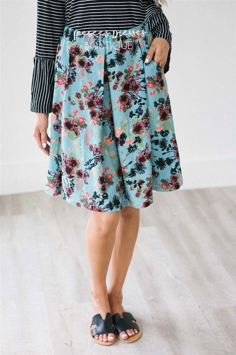 Full Circle Pleated Skirt