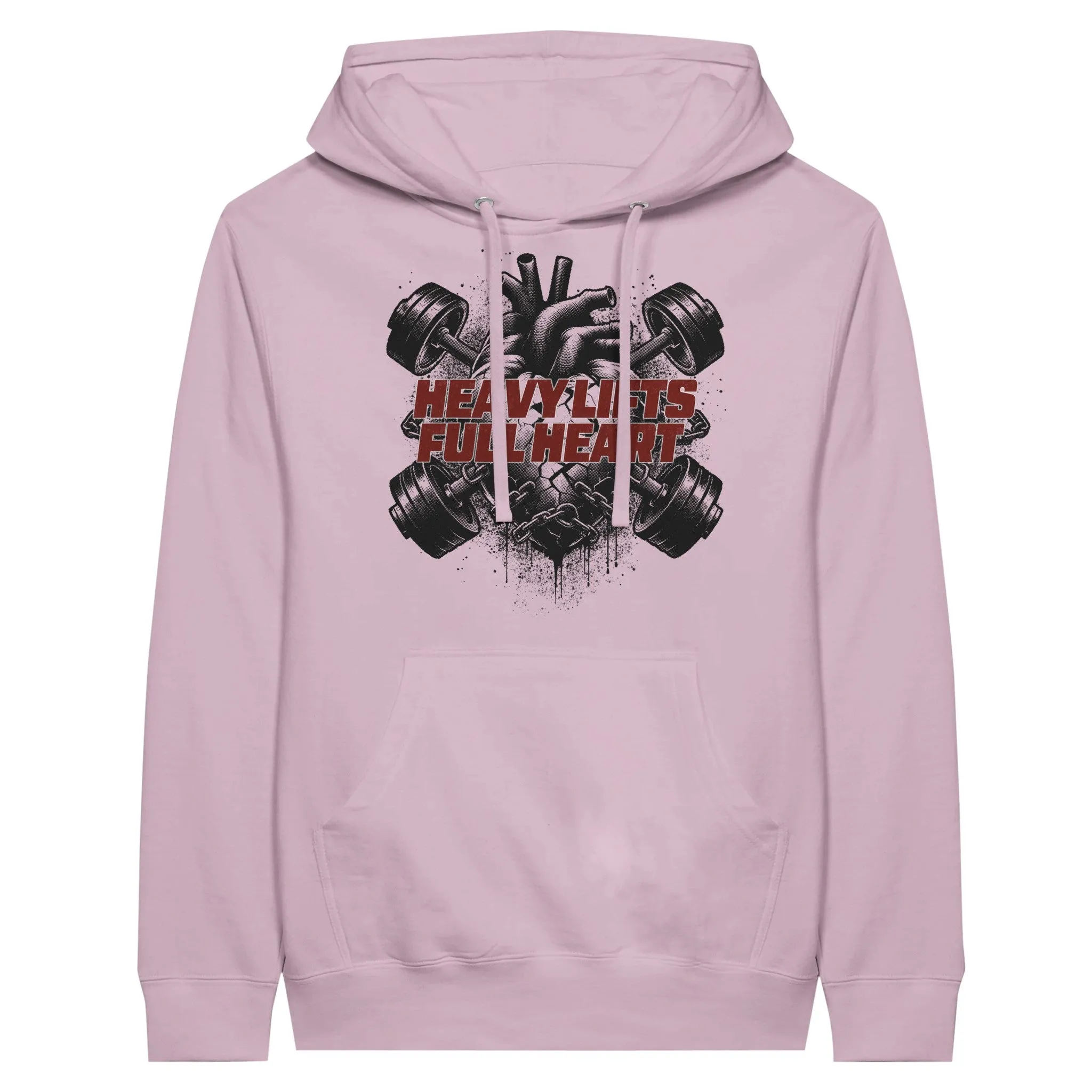 Heavy Lifts Full Heart Unisex Pullover Hoodie