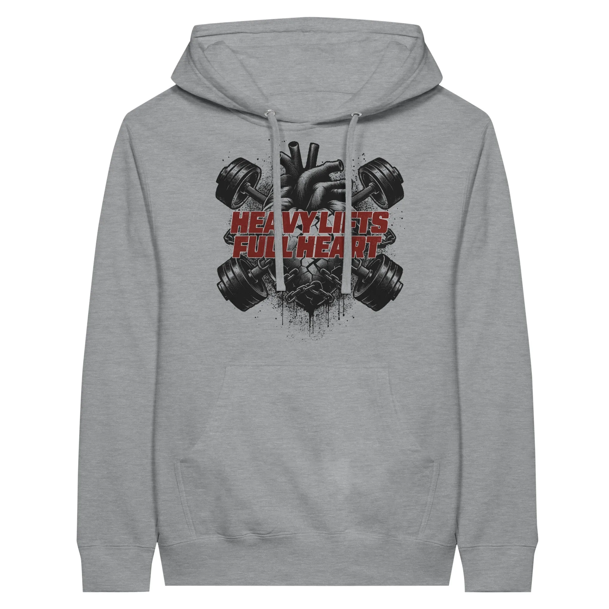 Heavy Lifts Full Heart Unisex Pullover Hoodie