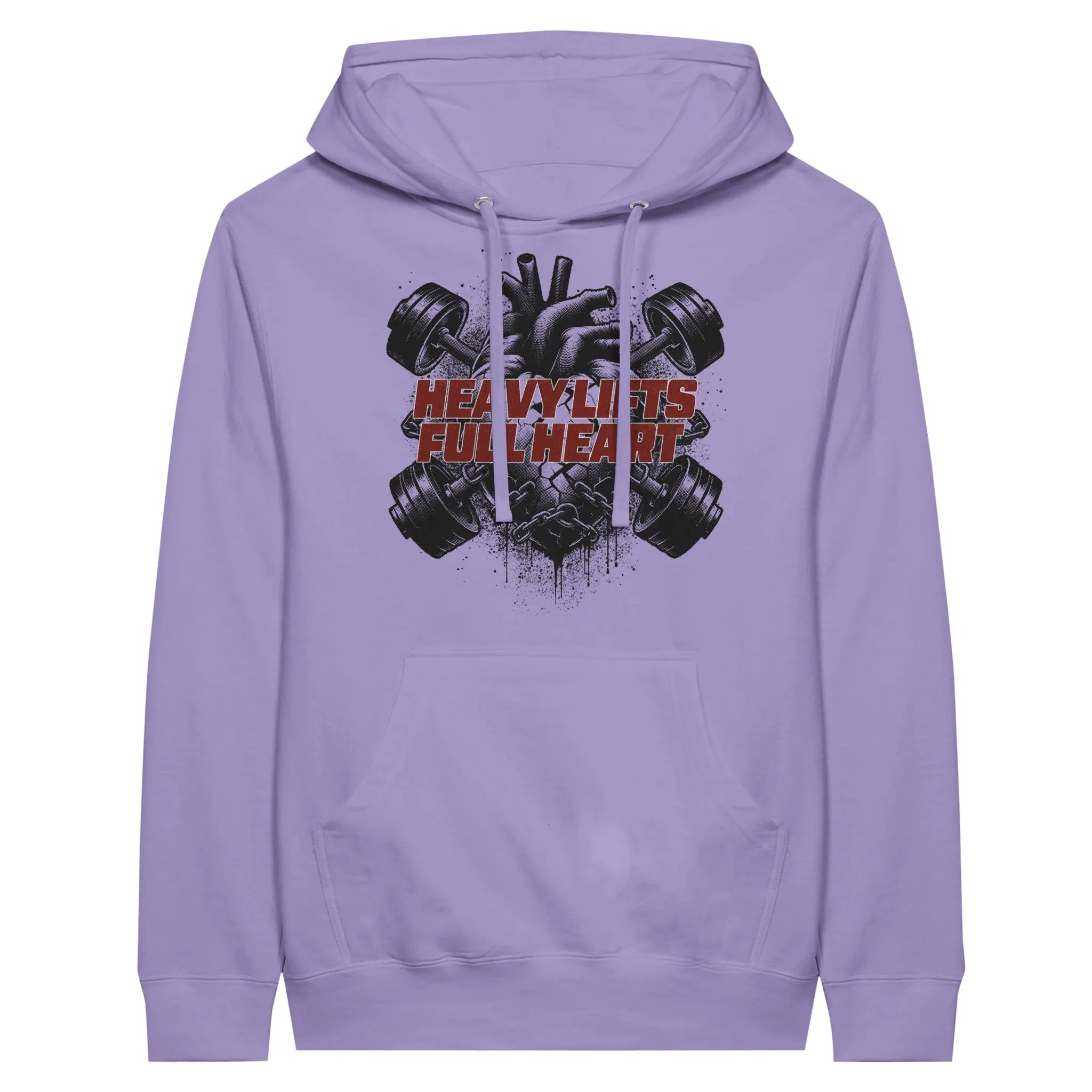 Heavy Lifts Full Heart Unisex Pullover Hoodie