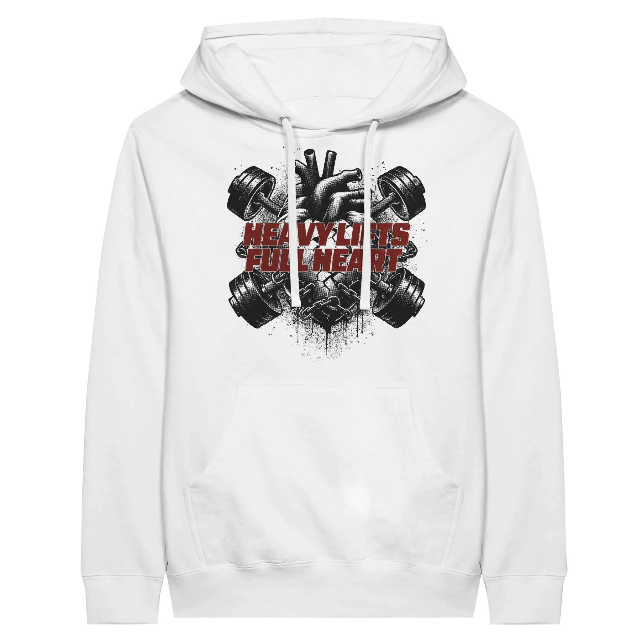 Heavy Lifts Full Heart Unisex Pullover Hoodie