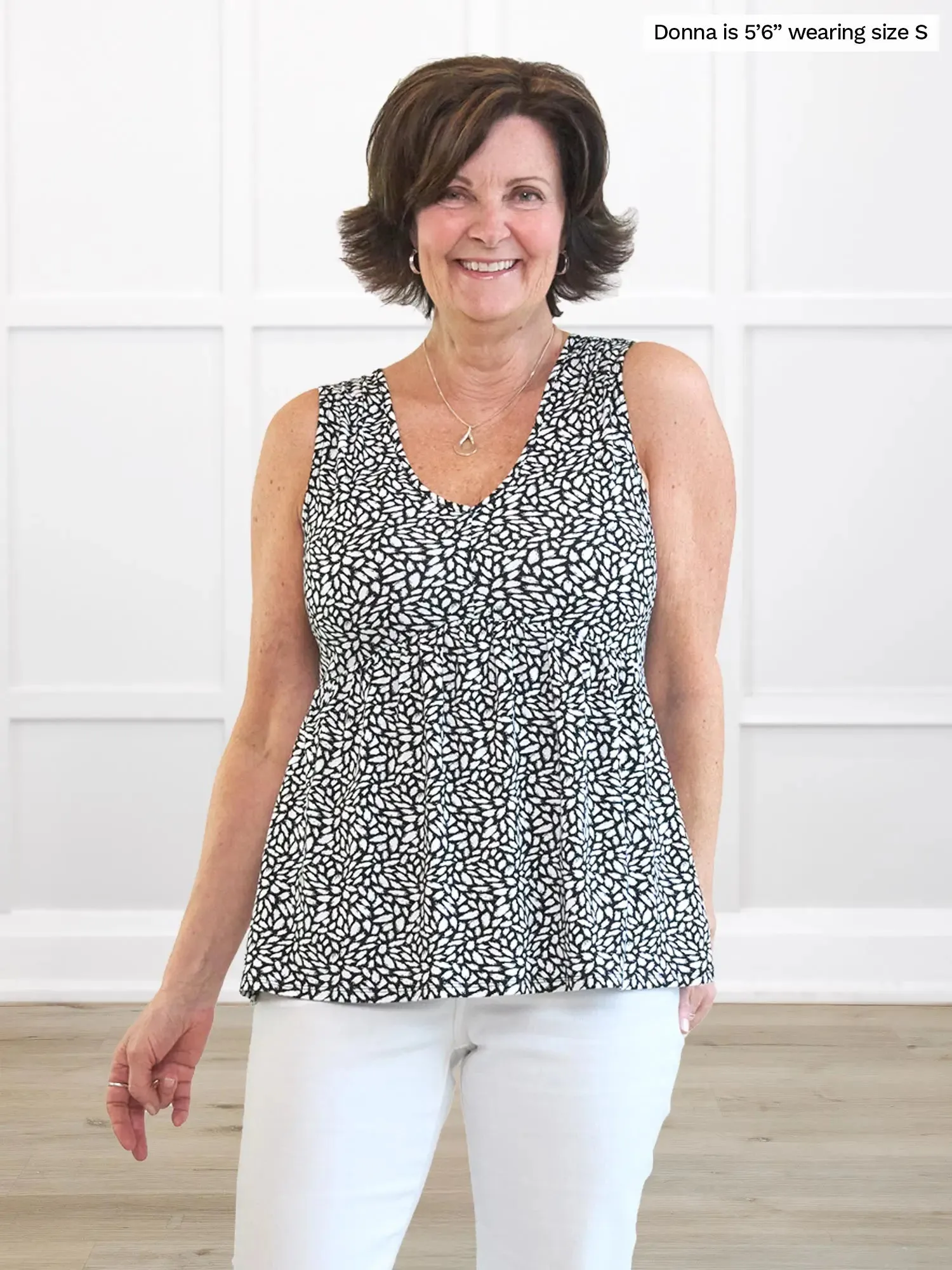 Jolene v-neck babydoll blouse