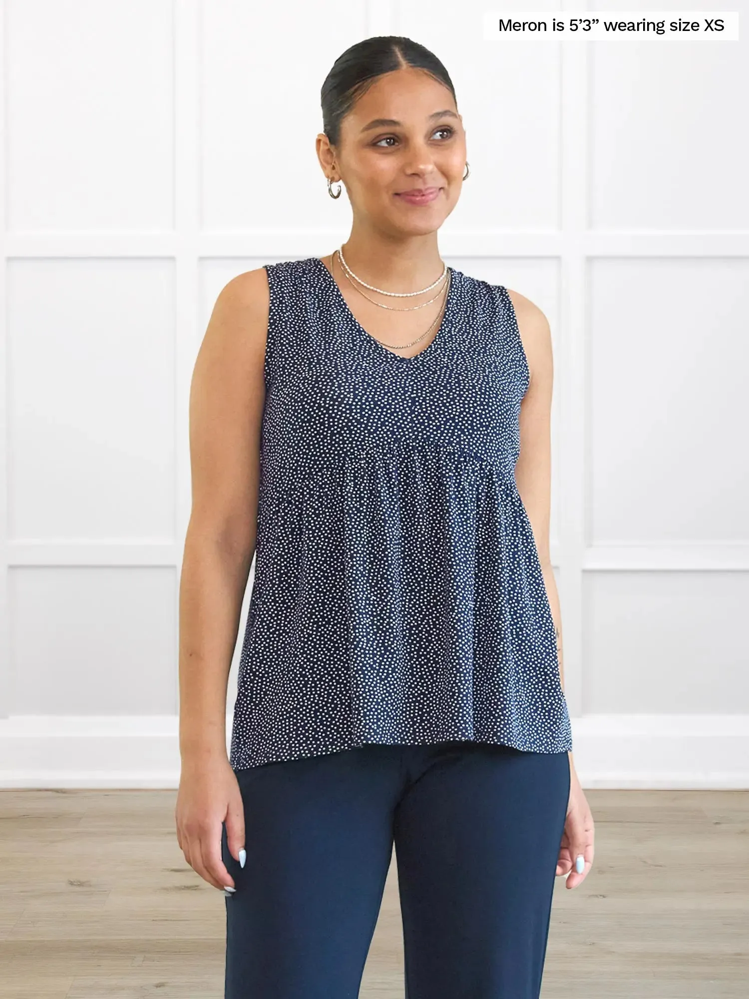Jolene v-neck babydoll blouse