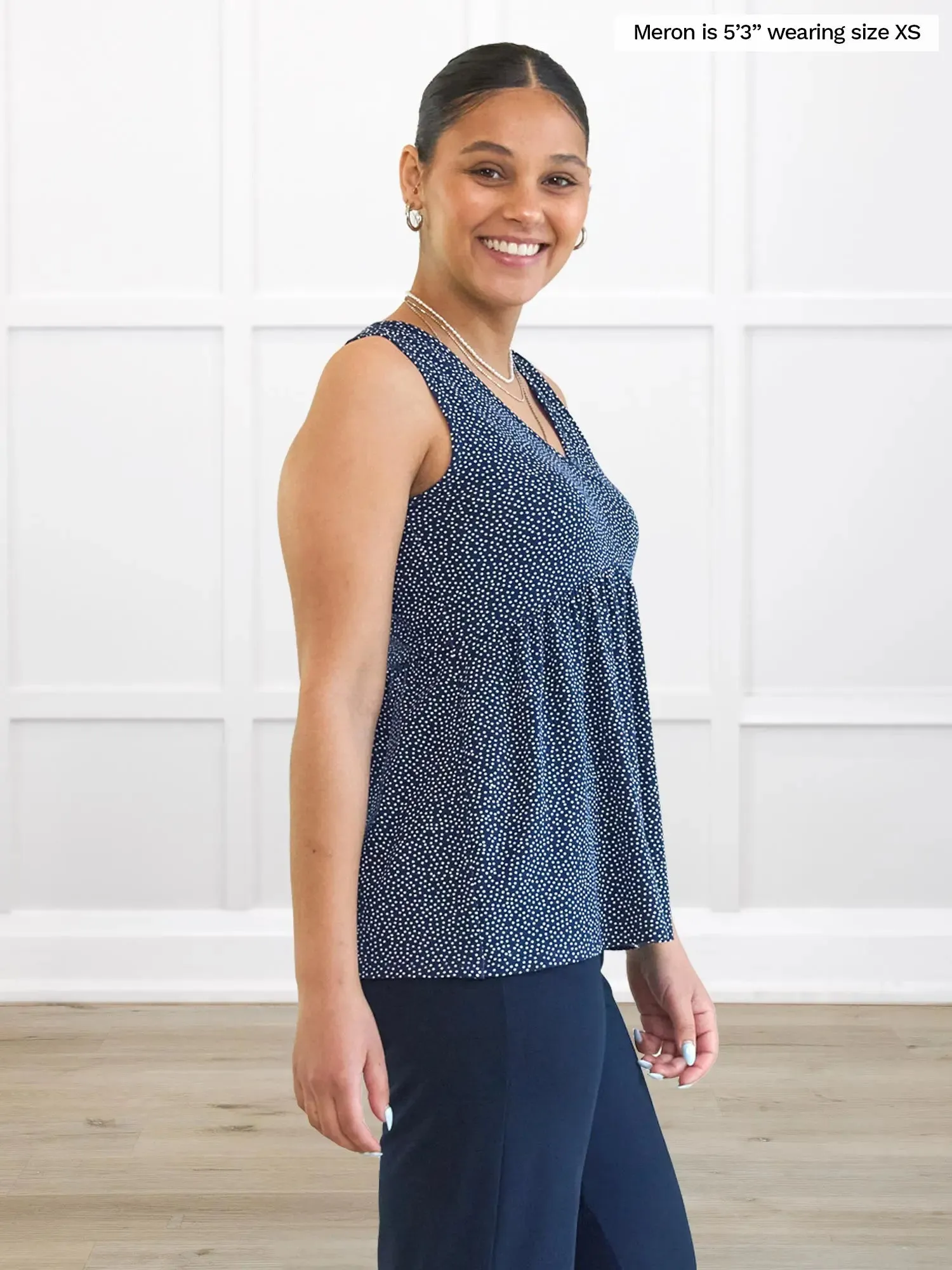 Jolene v-neck babydoll blouse
