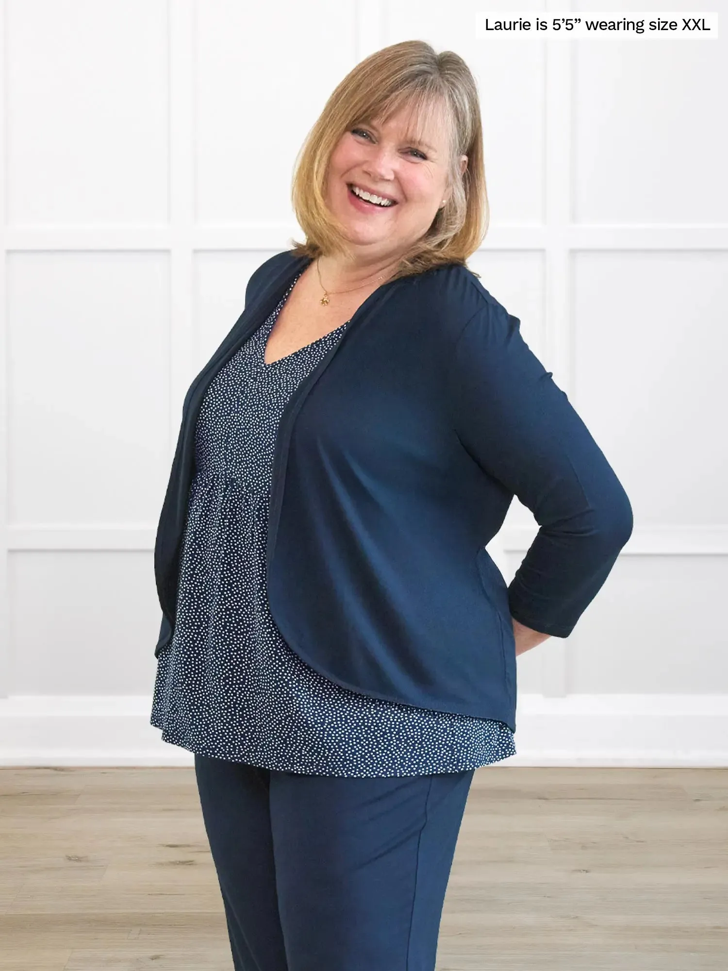 Jolene v-neck babydoll blouse