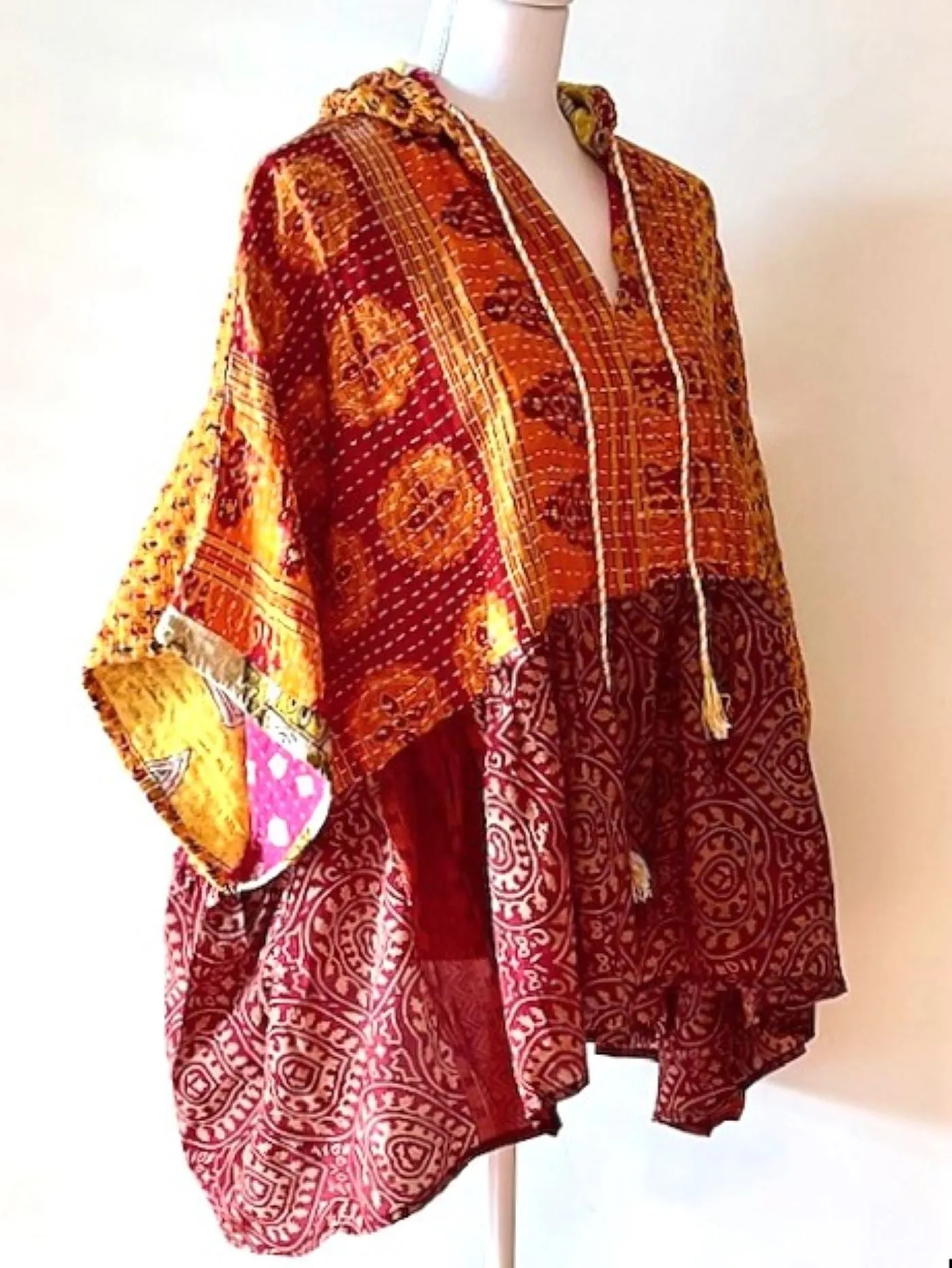 Kantha Bae Cosmic Hoodie, A New Easy Basic (Orange)