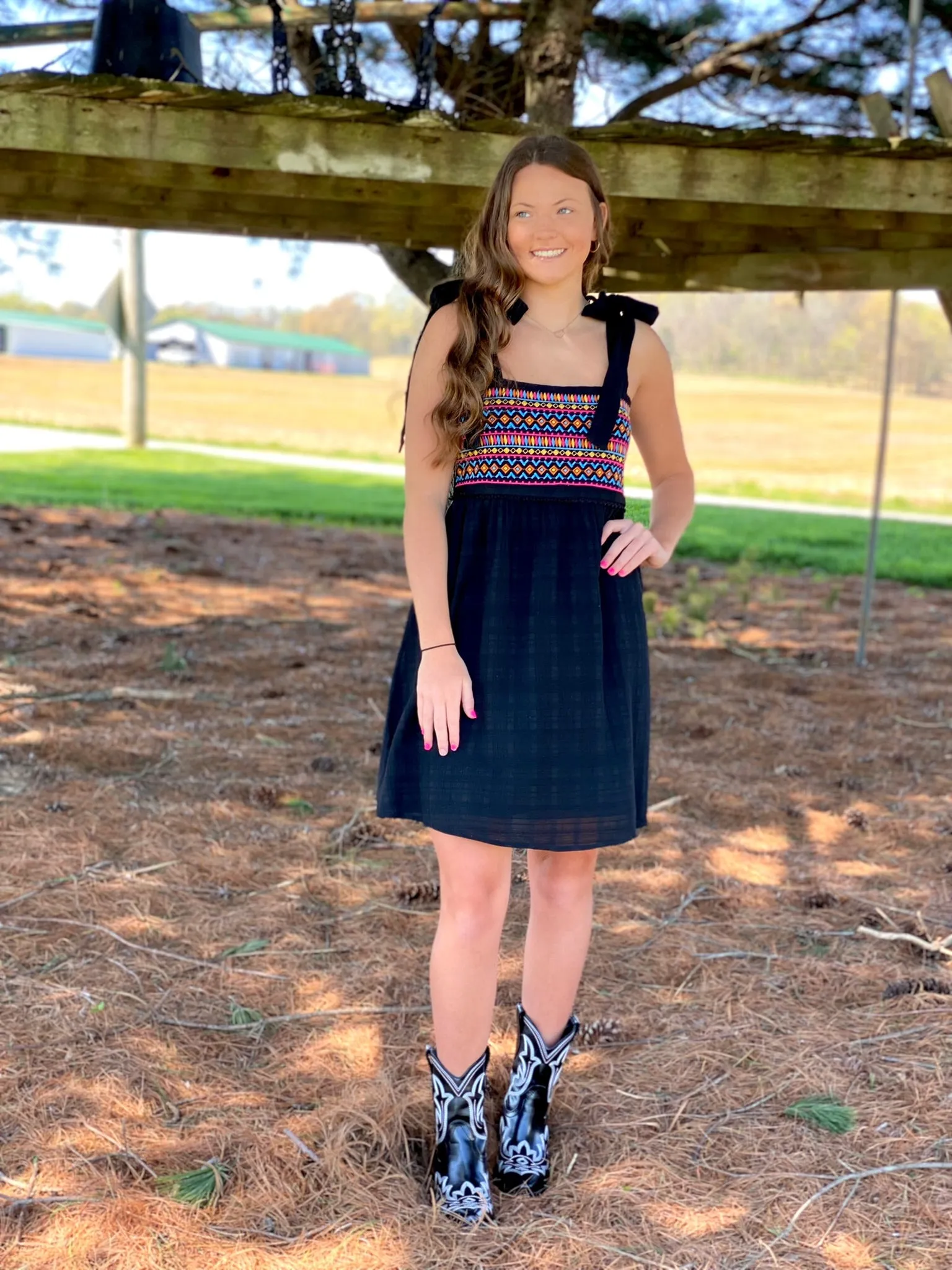 Life Of The Party Black Dress