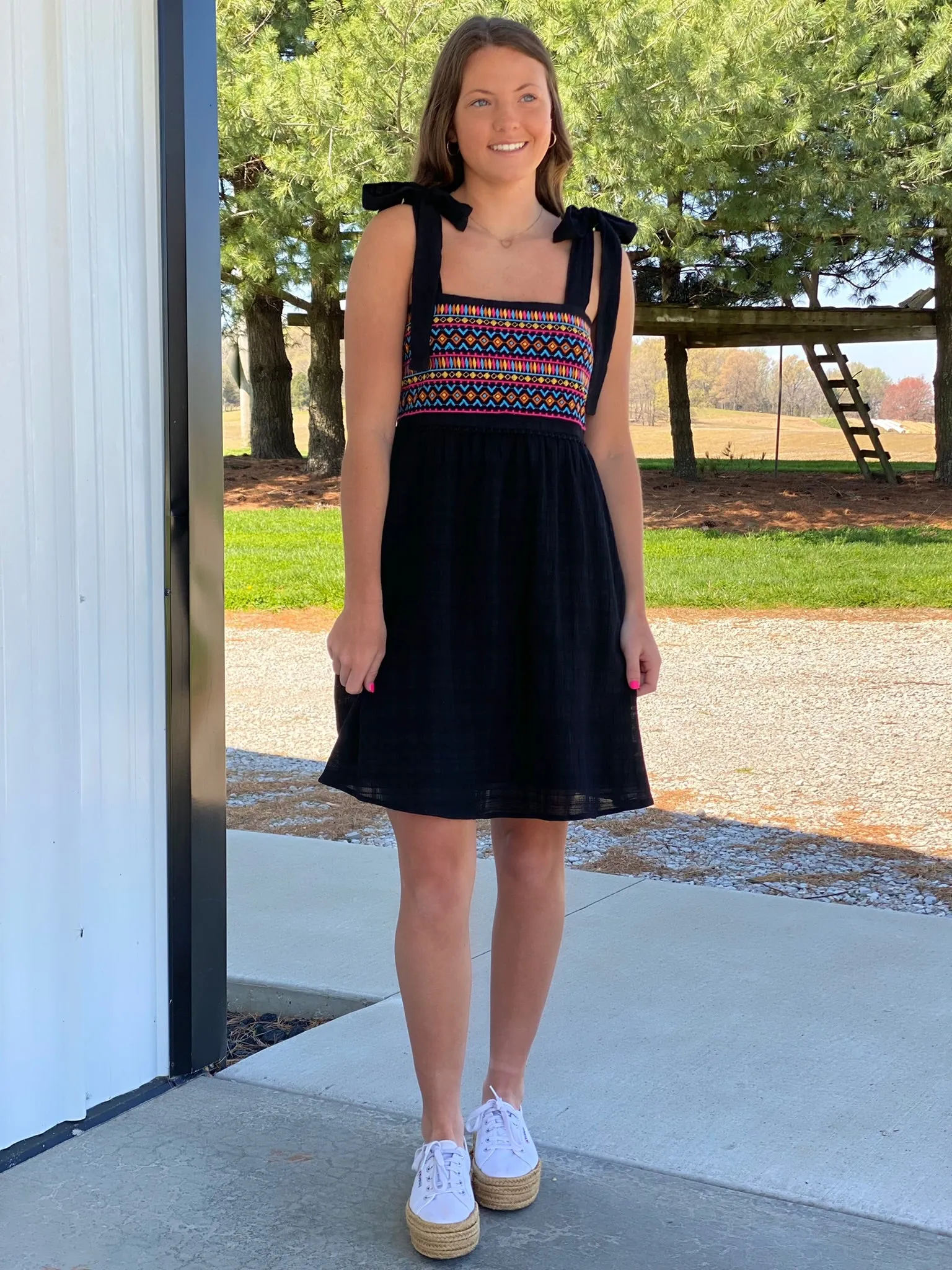Life Of The Party Black Dress