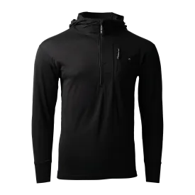 Merino Half Zip with Hood