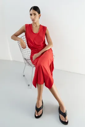 MILA - JERSEY SKIRT - RED
