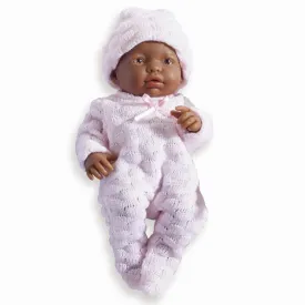 MINI LA NEWBORN PINK KNIT ONESIE AFR. AMER.