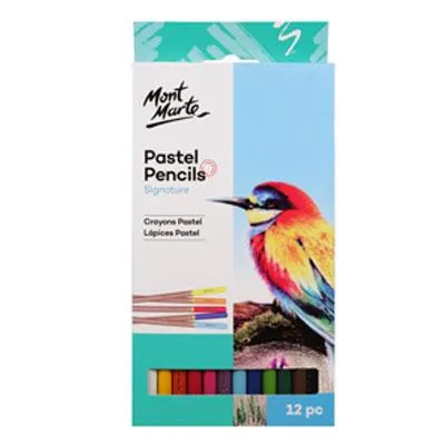 Mont Marte Pastel Pencils 12 Pcs MPN0098