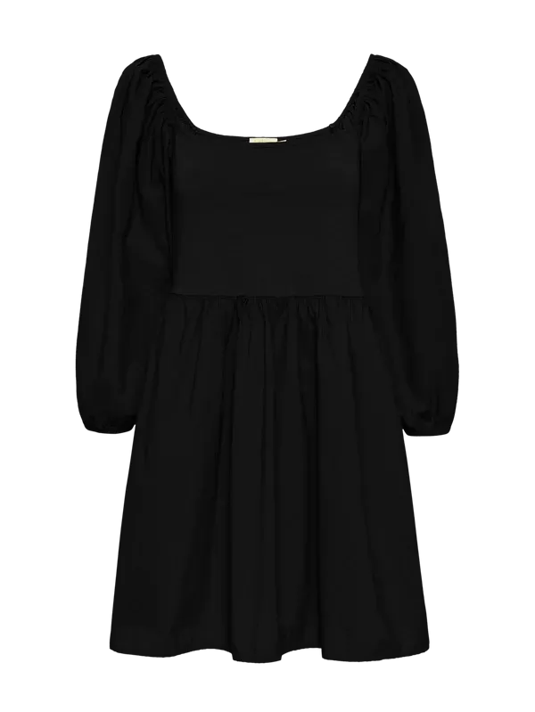 Nation Ltd Heddie Combo Babydoll Jet Black
