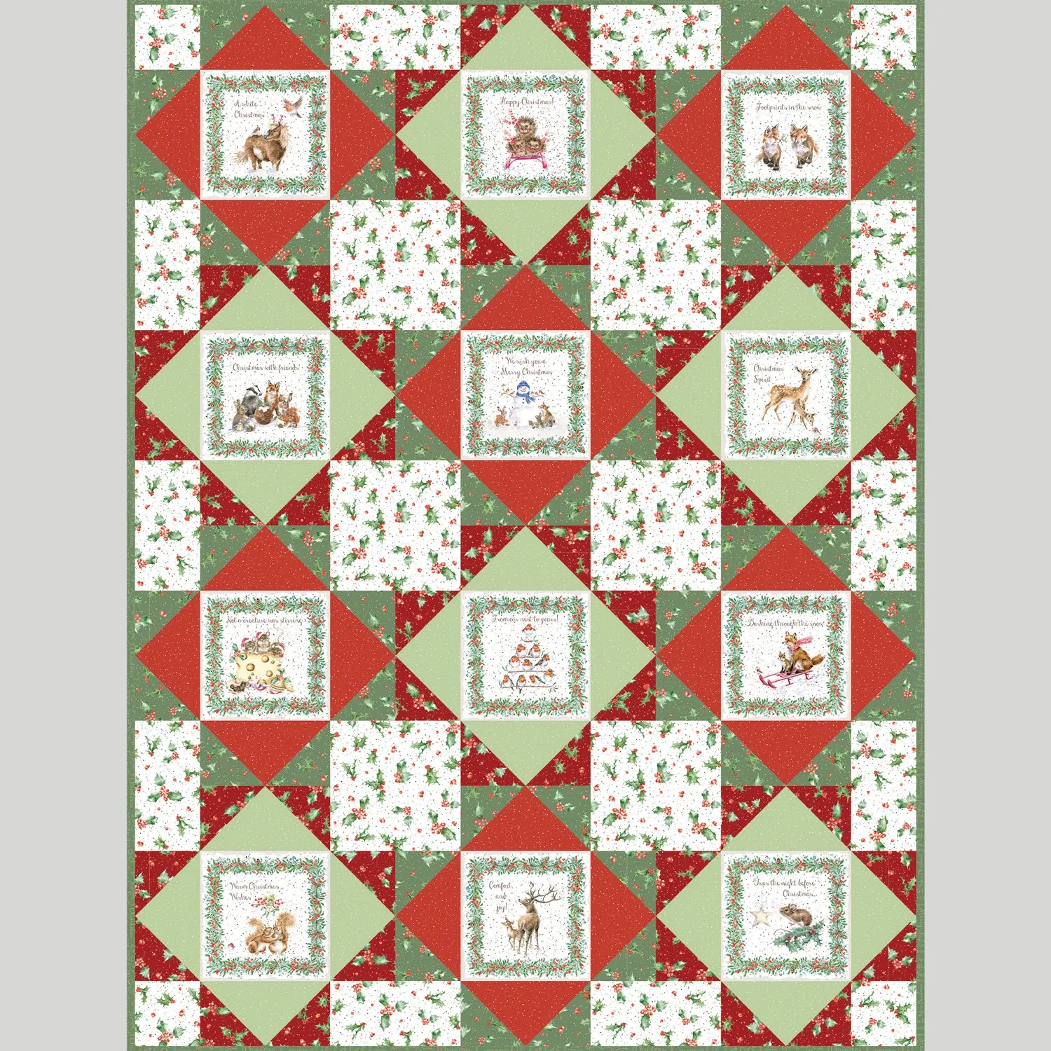 One Snowy Day Quilt Kit