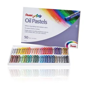 Pentel Arts Oil Pastels - Set of 50