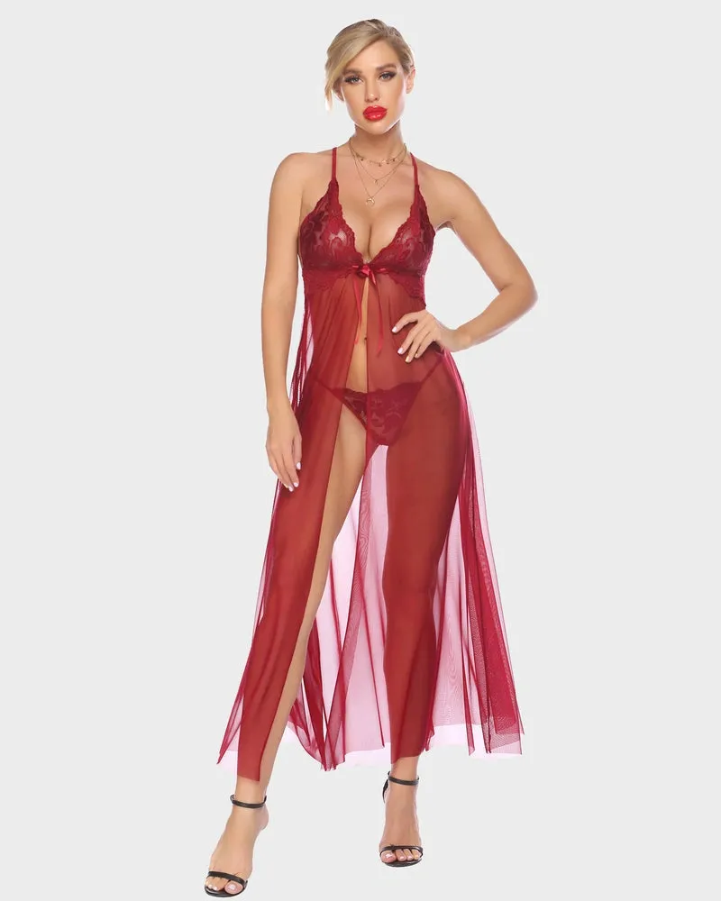 Purple Desire Lace Nightwear